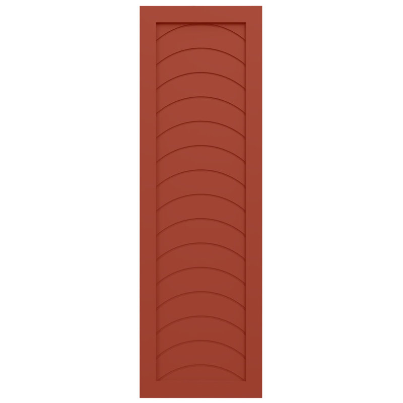 Volets de style moderne EnduraCore Composite Kyoto, Feuilles colorées, L 12 po, H 46 po