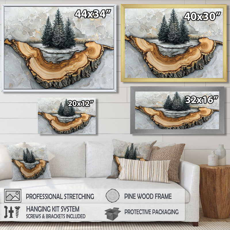 Iseline III - Landscapes Wall Art, H 30 po x l 40 po, Toile tendue, Ne s’applique pas
