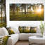 «Bright Sunlight in Dense Forest», reproduction de photo sur toile tendue-19241072