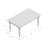 Valerie Pine Rectangular Solid Wood Top with Solid Wood Base Dining Table-15059047