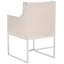 Fauteuil en velours 21,5 po Couture
