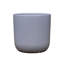 Pot cylindrique à pois (sans soucoupe), pot moyen en céramique émaillée (lot de 2) - Intérieur/Extérieur-1981539672