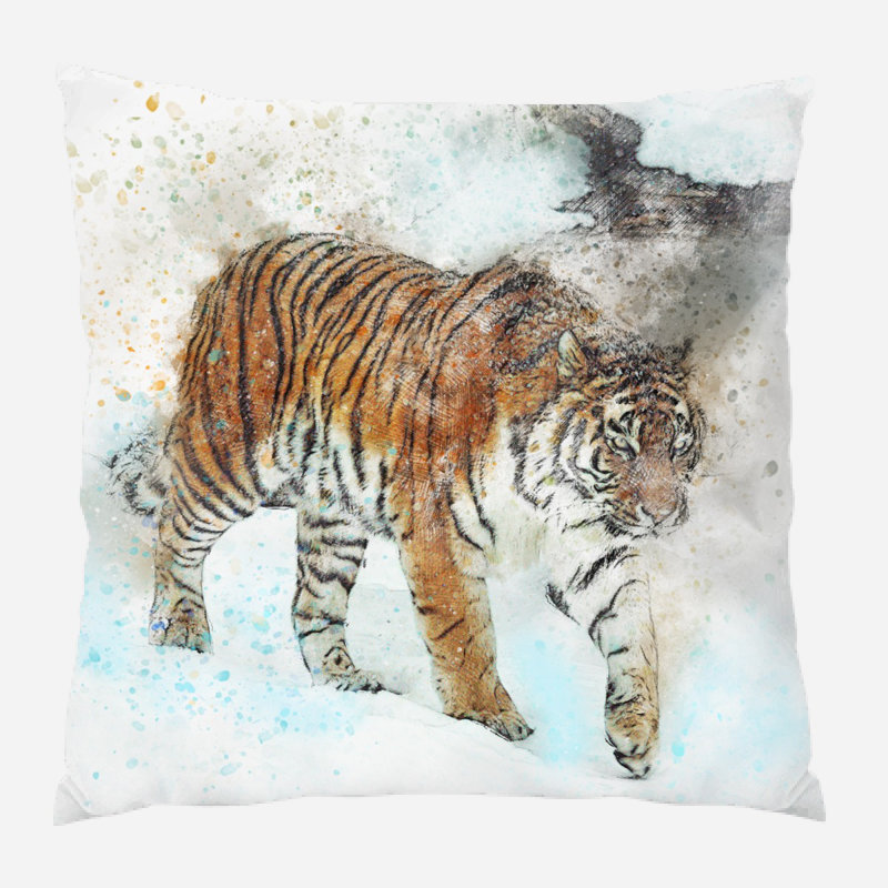 Outdoor Throw Pillow, Microsuede, Indoor