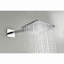 Système de douche avec pomme de douche, douche à main, barre coulissante, bras de douche, tuyau, garniture de valve et poignées à levier