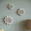 Décoration murale fleur faite à la main-10177634