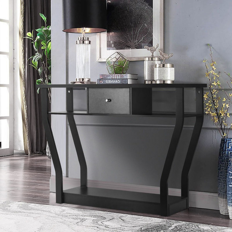 120cm Console Table, Black