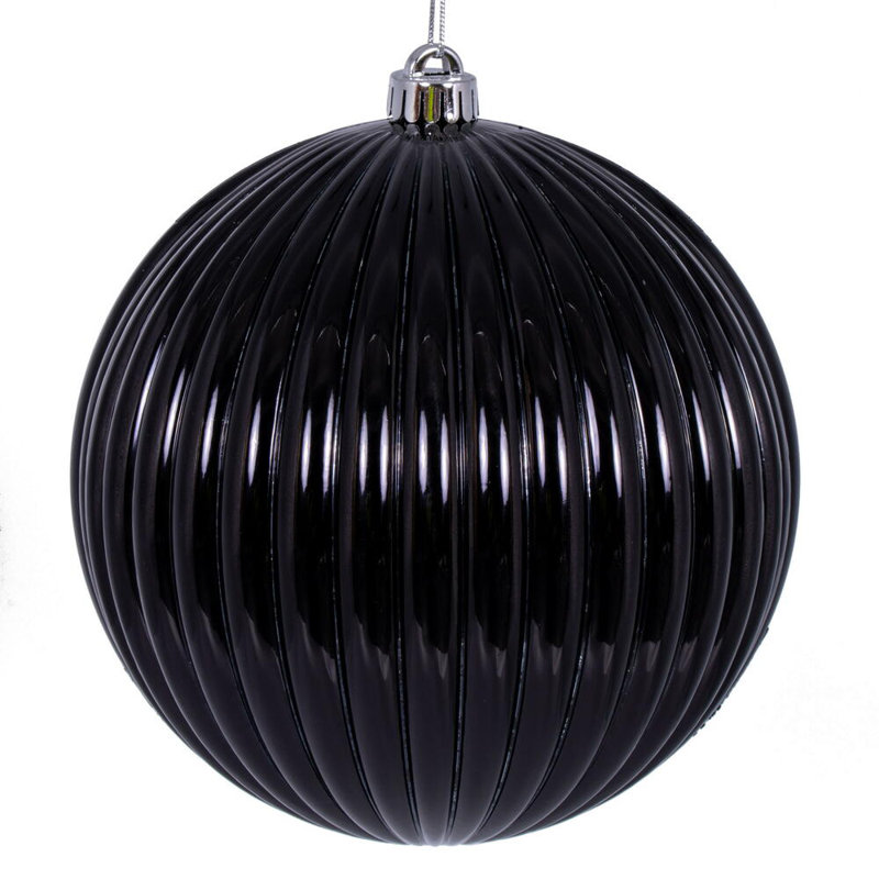 Ensemble de 4 boules de Noël Chistmas, Noir