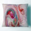 Red Fractal Abstract - Coussin imprimé abstrait-30617628-30617632
