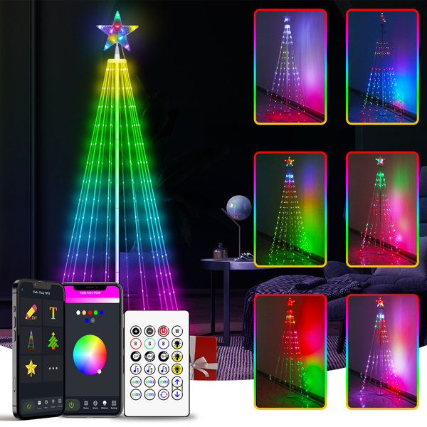 https://assets.wfcdn.com/im/65804025/resize-h600-w600%5Ecompr-r85/2536/253664068/Smart+Christmas+Cone+Tree+Light+6FT+265+LED+Light.jpg