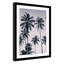 «Nyquasia Surfers Beach Palm», reproduction de photo encadrée
