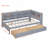 Wooden Twin Size Daybed With 2 Drawers, Daybed With Storage Shelf And USB Charging Ports-999102711