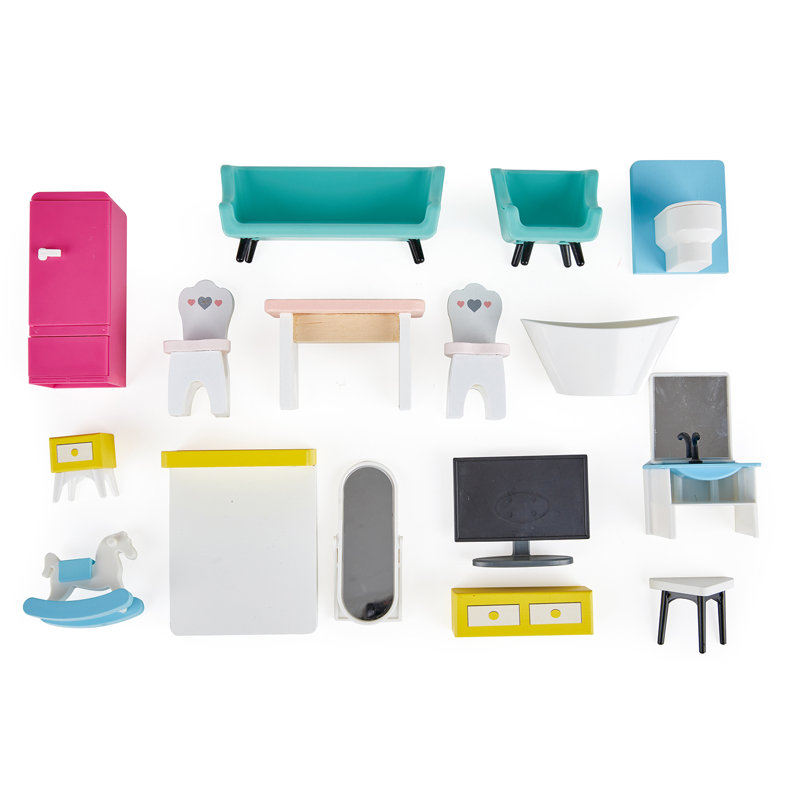 Hape Wooden Unfurnished Dollhouse