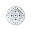 Blue Fluted Plain Deep Plate 6.69"