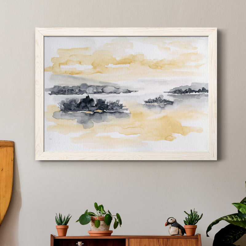 Whispering Wind I - Cadre photo, reproduction d'art sur papier, Blanc, H 31,5 po x l 23,5 po x P 1,5 po