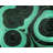 Shapes Abstract Retro Braided Polyester Placemat - Malachite