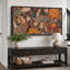 Abstrait botanique abstrait floral et faune bohème vibrant-94945951-111176968