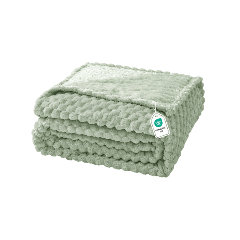 Throw Blanket, 150×200cm, Light Green