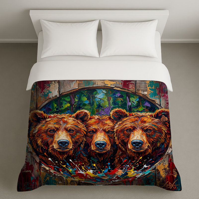 Housses de couette Three Brown Bears, Twin