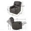 Fauteuil inclinable oscillant avec pivot