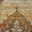 Tapis oriental à médaillon vieilli Dovev-1572983521