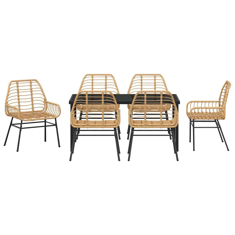 Patio Dining Set Table,, 7, 6