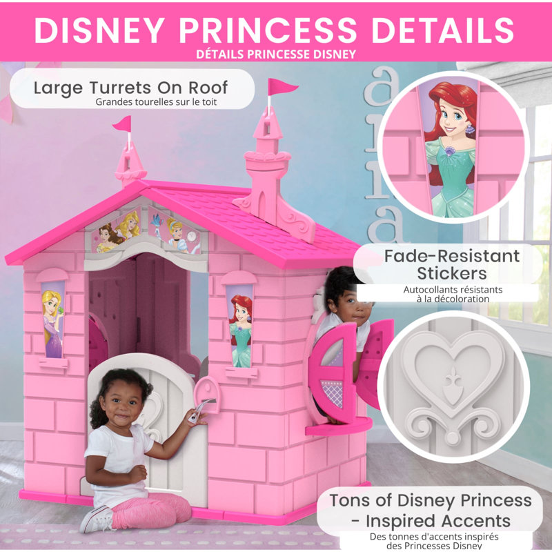 Maisonnette en plastique pour enfants Delta Princess