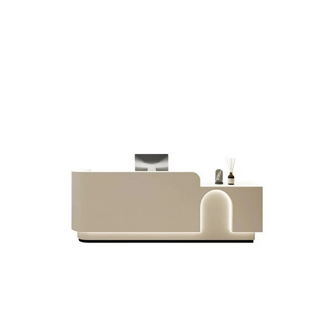 Simple Beauty Salon Cashier Front Company Organization Reception Desk