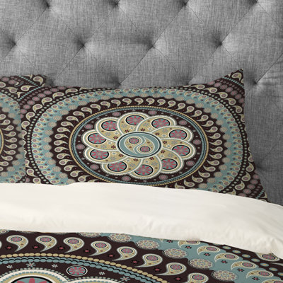 Belle13 Microfiber Geometric Pillowcase
