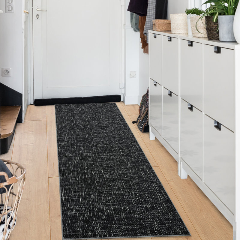 Rectangle Area Rug, Black tone, 200*290cm
