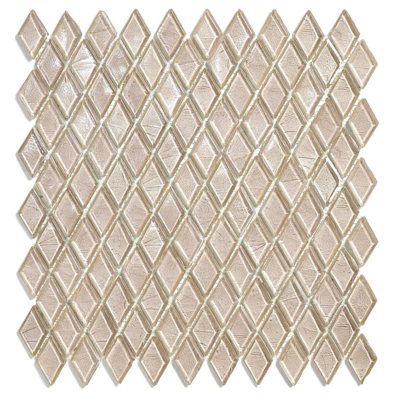 Barite 7/8" x 1-5/8" Diamond Glass Mosaic