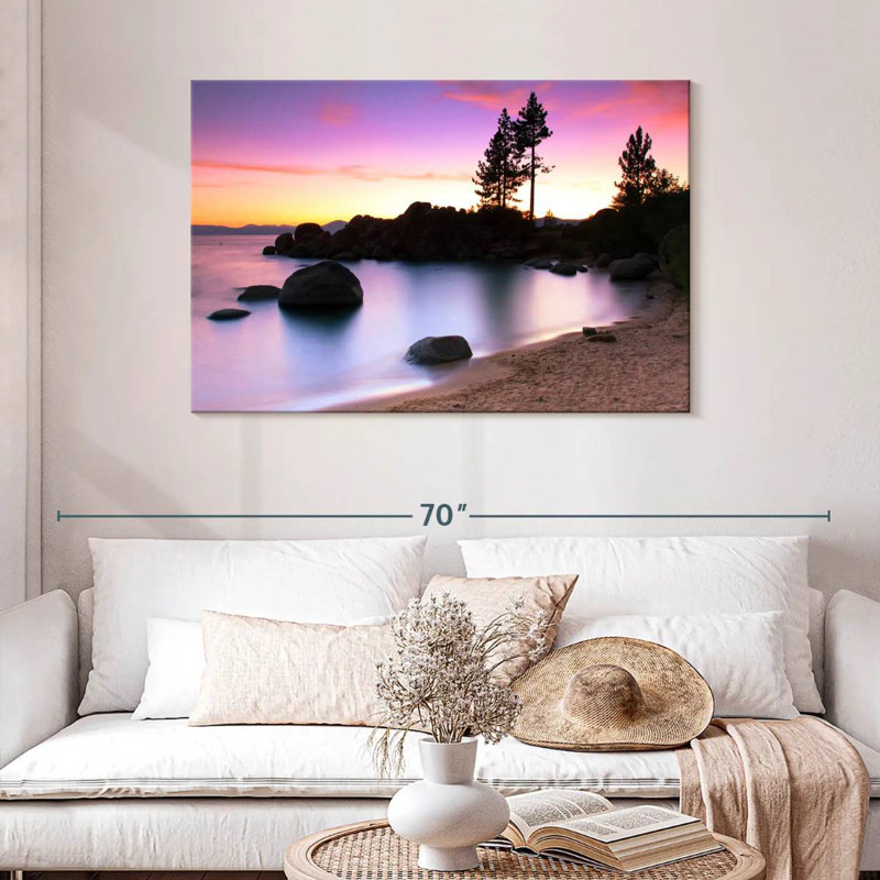 Alvord Lake Tahoe Bay, 30" H x 45" W
