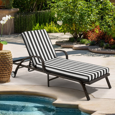 Outdoor Chaise Lounge Chair Cushion by Breakwater Bay