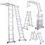 Échelle multi-positions en aluminium 12,5 pi Hershel