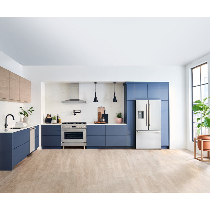 Free-Standing Fridge-Freezer, Stainless Steel