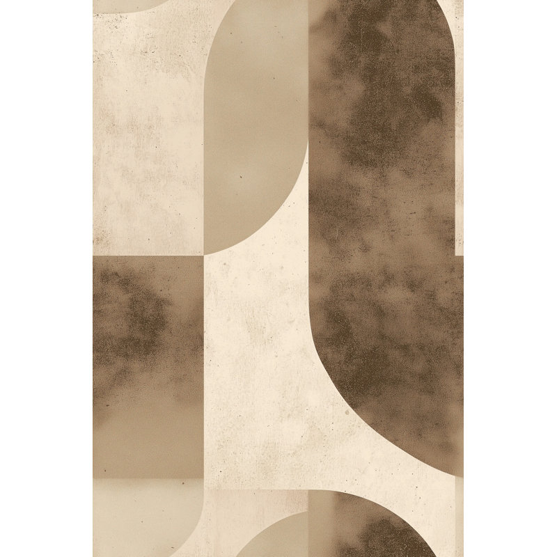 Papier peint moderne Mid Century, Texturé non collé