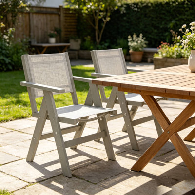 Chaises longues modernes pour patio, chaises tressées HIPS pour repas en plein air