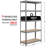 Neki 35.51 " W Wall Mounted Shelving Unit