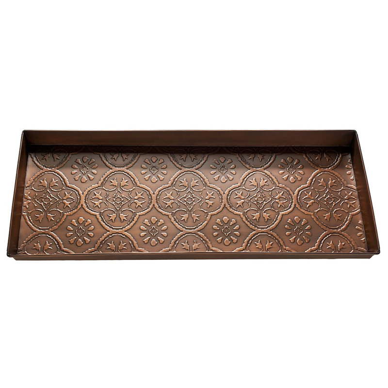 Tapis-décrottoir d'intérieur Medallion, Cuivre antique