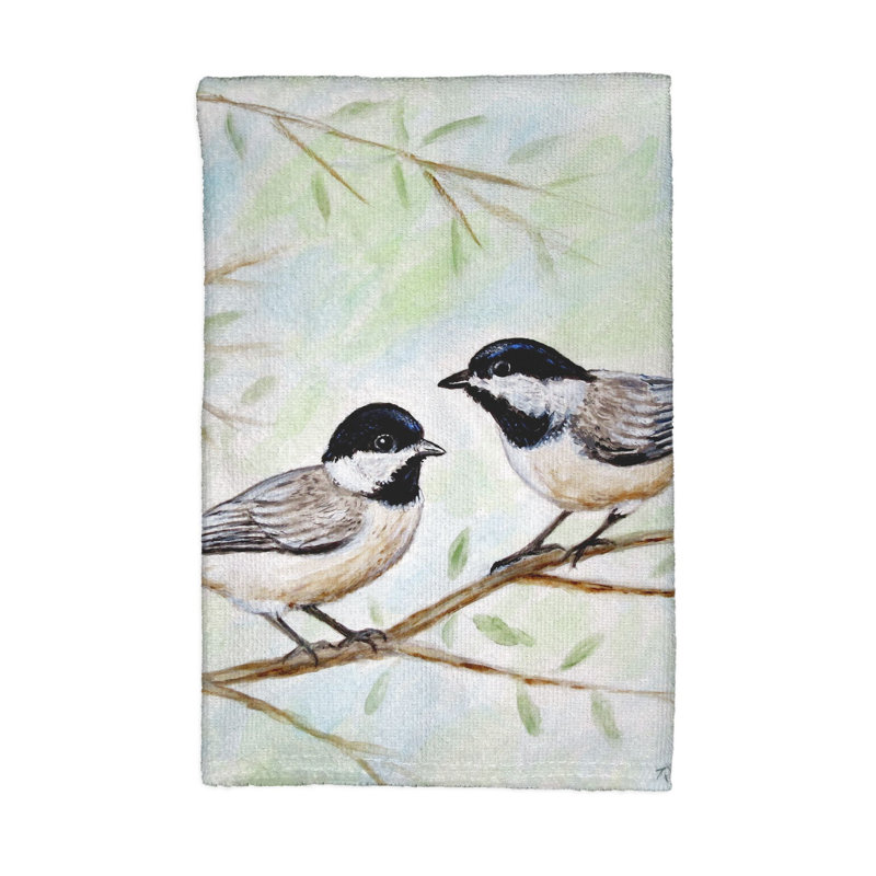 Serviette de cuisine chickadees de dick