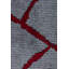 Rapture Gray/Red Abstract Luxury Area Rug-68861541