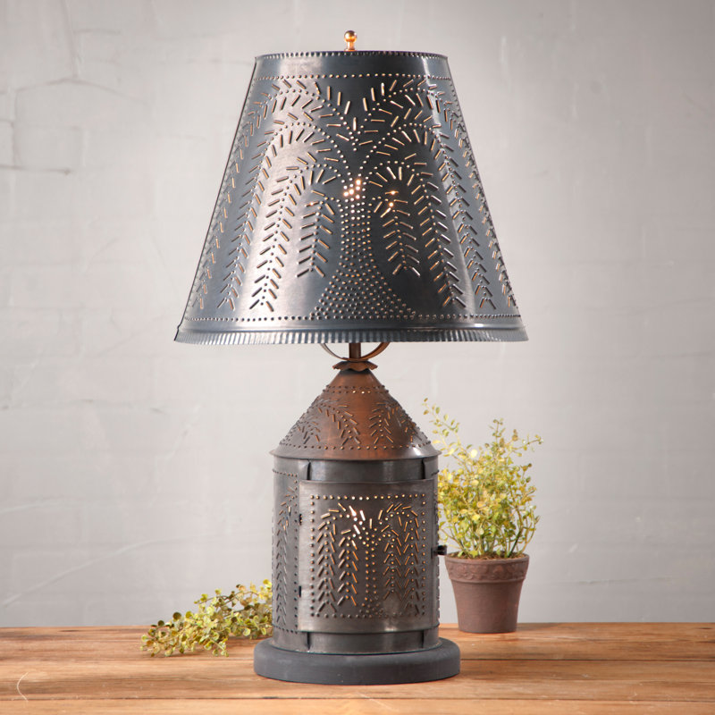 Lampe de table noir bouilloire 25,5" Ammon