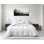 Édredon en duvet d'oie blanche 600 de luxe avec branche en coton biologique Tencel - Simple