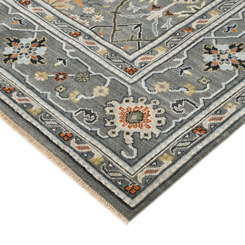 Bristol Wool Geometric Area Rug, Rectangle 9' x 12'