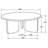 Columbo Brown Round Coffee Table