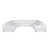 White Genuine Leather