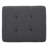 Waffle Stitch In Dark Gray - 27.32 In. Depth, 23.18 Width, 21.65 Lb Heavy, 13.5 Package Height, 29.5 28.97 Storage With Refined Tufting Heavy-1509648843