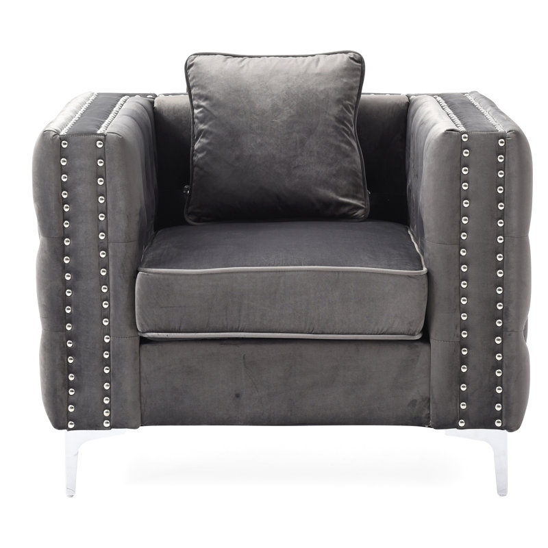 Chaise Paige G822a-C, gris