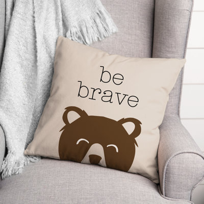 Coussin intérieur / extérieur Be Brave