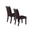 Ensemble de 2 chaises de salle à manger rembourrées avec boutons Leroux