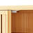 Koosharem 10.75 Bar Cabinet, Bamboo Storage Cabinet with Shelves